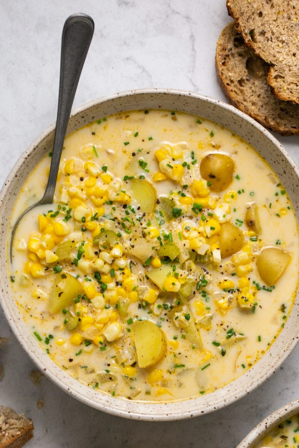 One-Pot Corn & Potato Chowder