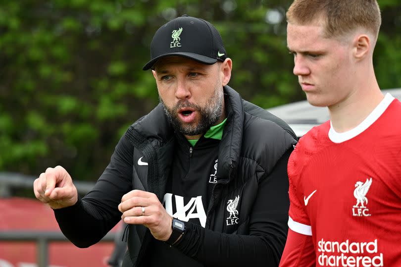 Liverpool under-21s manager Barry Lewtas