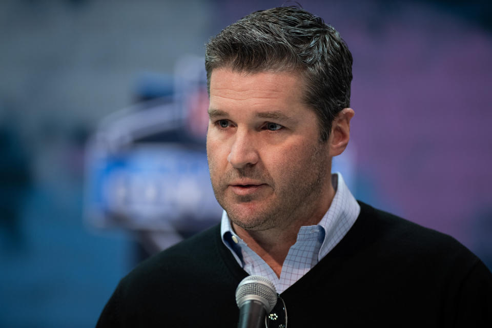 The Texans fired general manager Brian Gaine after he oversaw the team's draft and free agency moves. (Getty)