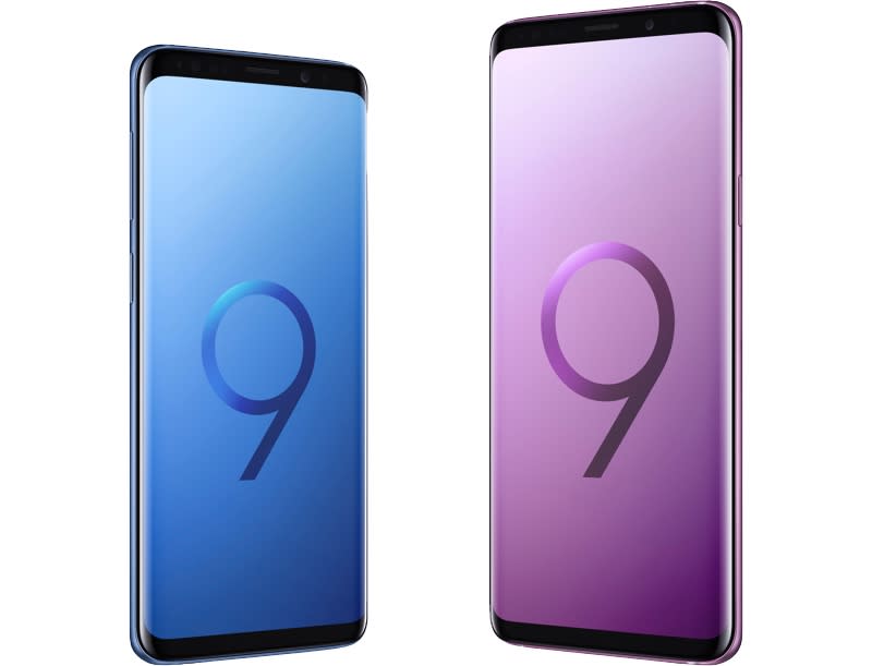 The Galaxy S9 and S9 Plus are less expensive if you buy them directly from Samsung.