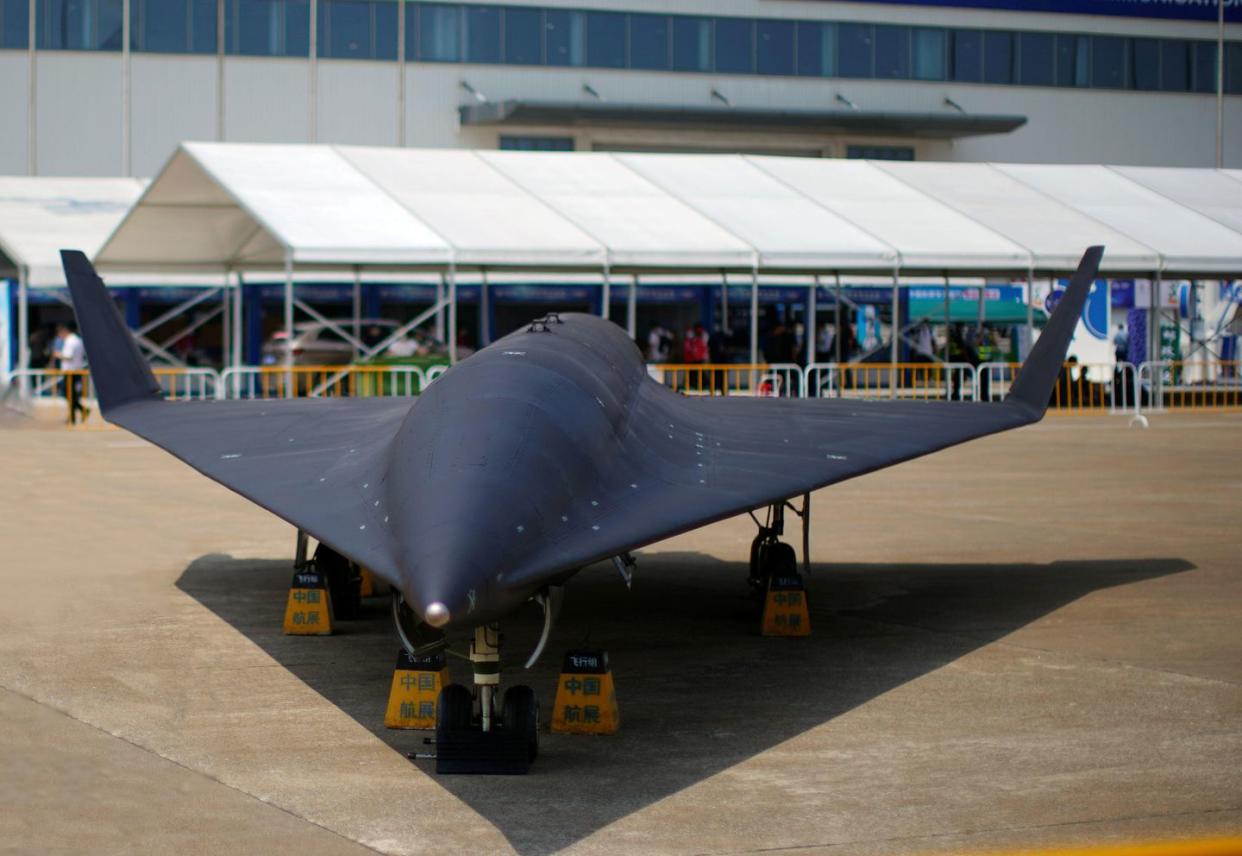 2gnwmap a wz 8 high altitude drone is seen displayed at the china international aviation and aerospace exhibition, or airshow china, in zhuhai, guangdong province, china september 28, 2021 reutersaly song