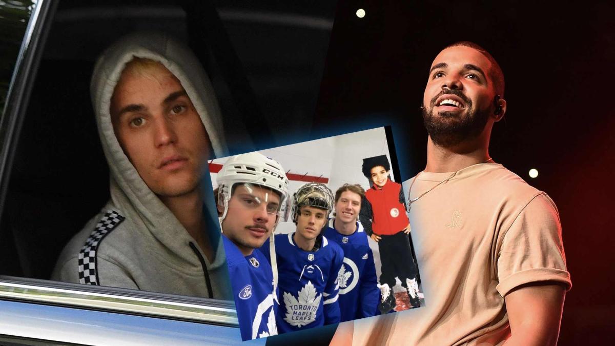 Maple Leafs x Drew Justin Bieber, Toronto Maple Leafs New Logo Drew Gift  For Fan T