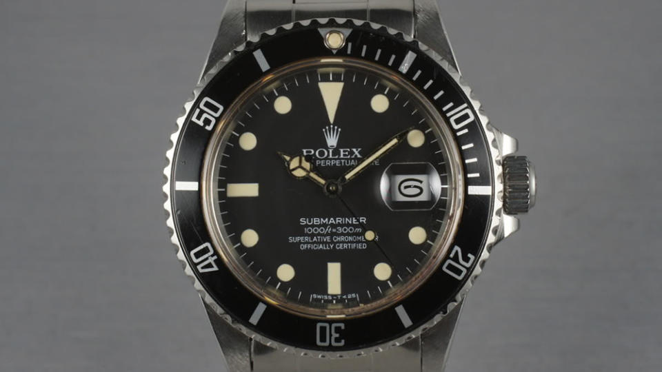 A Rolex Submariner with a Matte Dial.