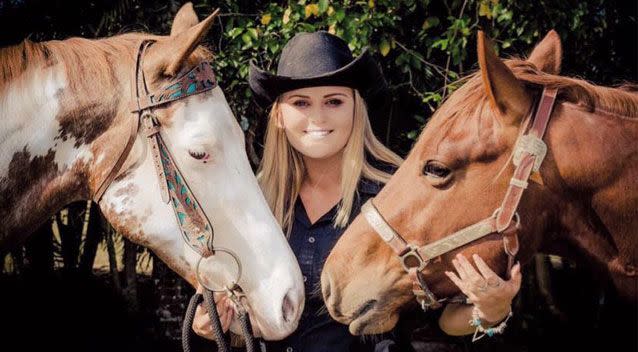 Karla with Christina and Cherokee. Source: Supplied