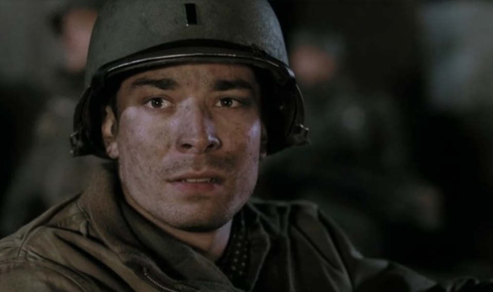 Band of Brothers TV series 2001. Jimmy Fallon ©HBO