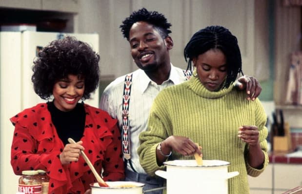 "Living Single" Thanksgiving episode "Love Takes a Holiday"<p>Warner Bros.</p>