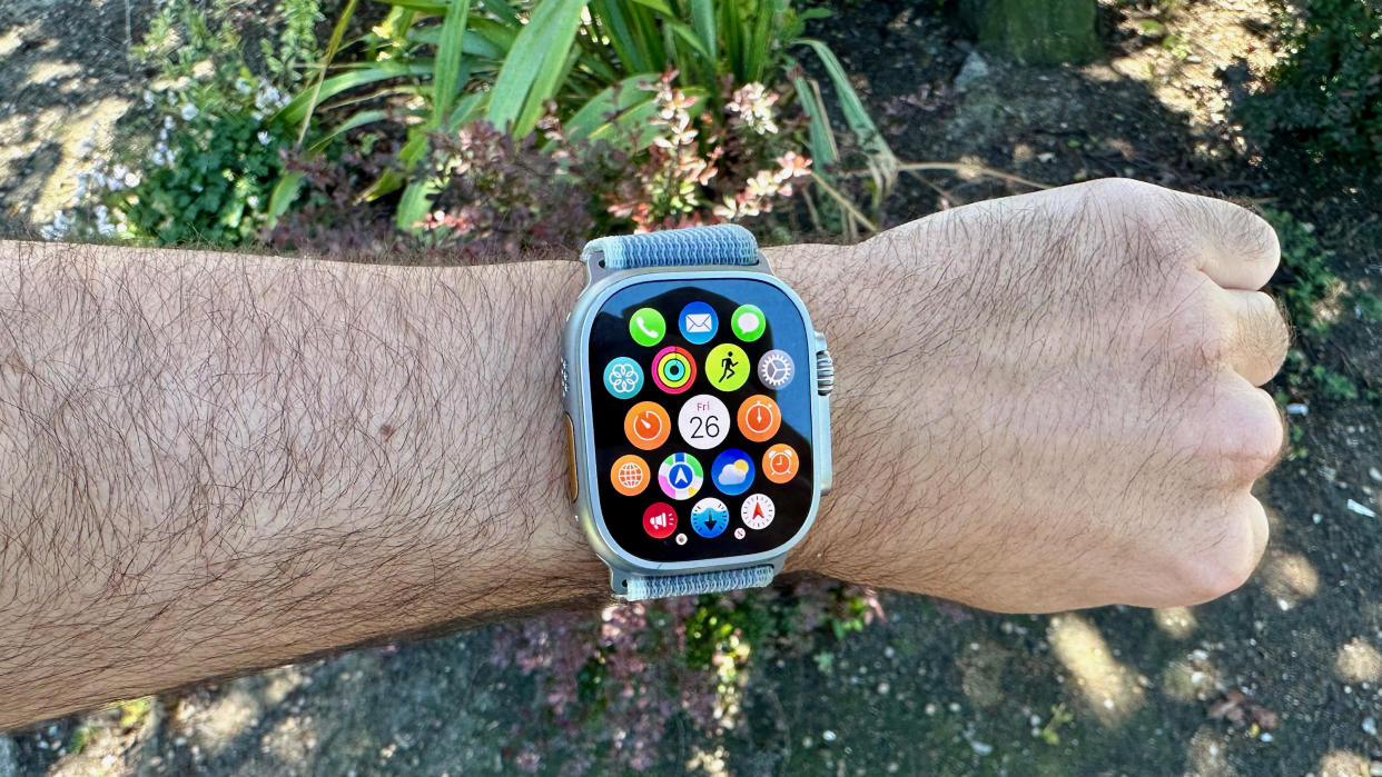  The app drawer on the Apple Watch Ultra 2. 