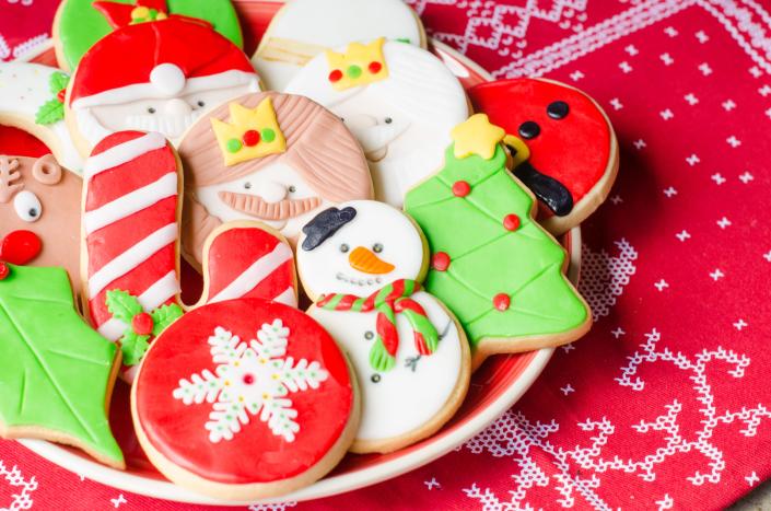Area churches hold cookie walks where someone else does the baking and decorating.