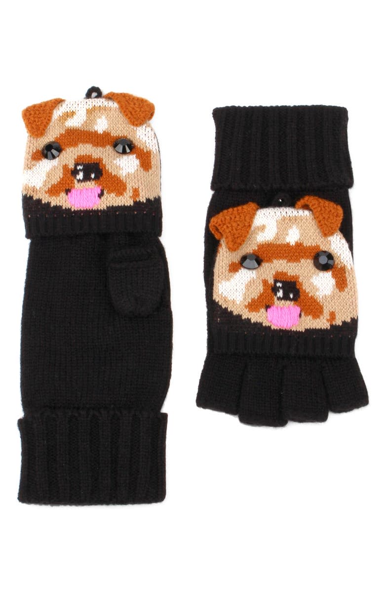 Kate Spade New York Terrier Pop Top Mittens