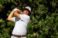 CHARLOTTE, NC - MAY 04: Phil Mickelson of the United States hits his tee shot on the 11th hole during the second round of the Wells Fargo Championship at the Quail Hollow Club on May 4, 2012 in Charlotte, North Carolina. (Photo by Streeter Lecka/Getty Images)