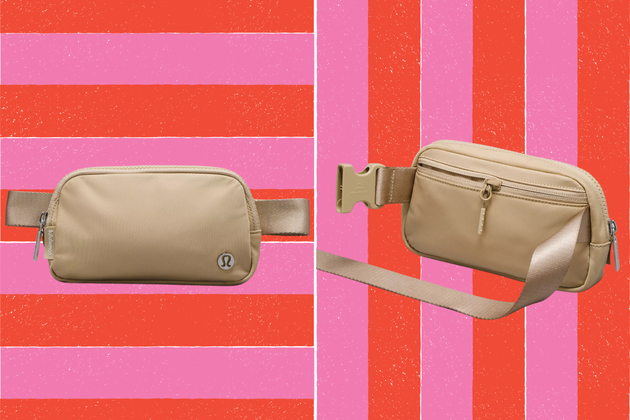 Everywhere Belt Bag Mini, Score this reviewer-loved belt bag for under $30 ahead of Mother's Day (photos via Lululemon).