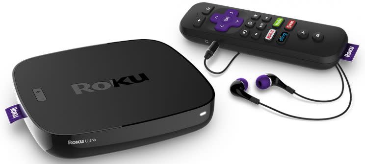 Roku Ultra set-top box.