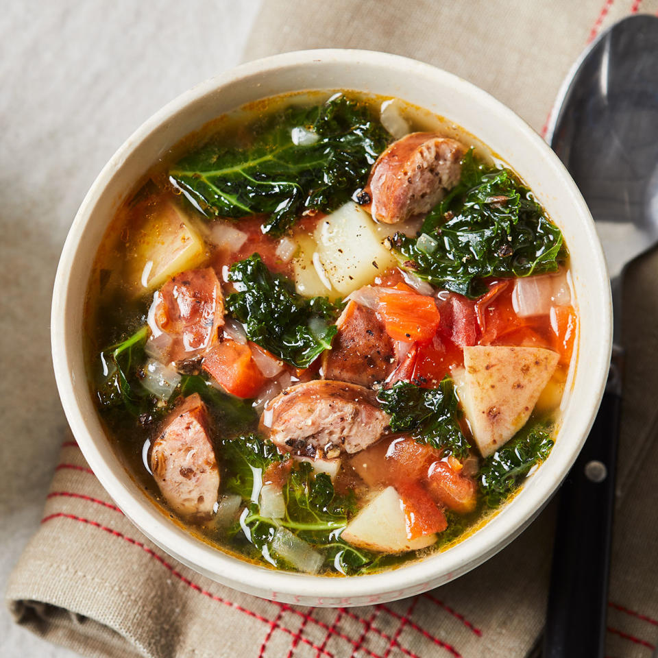 Chicken-Sausage & Kale Stew