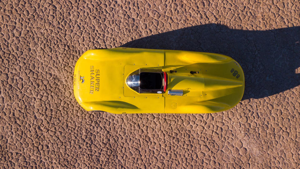 Speed icon Bill Burke's Super Shaker race car.