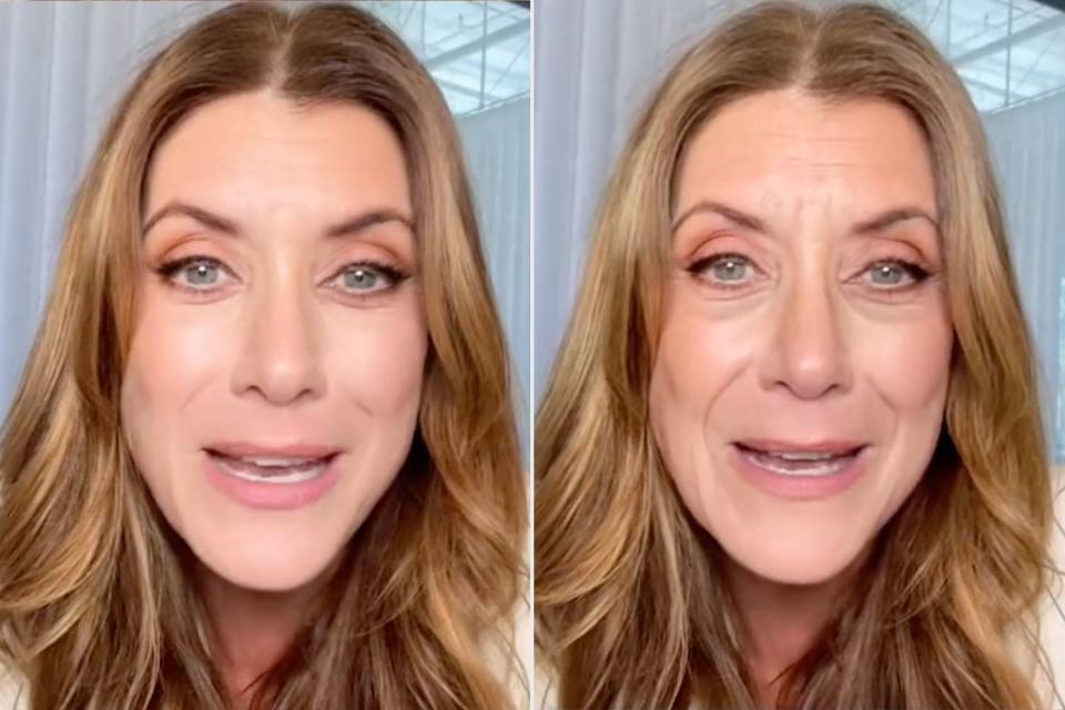 <p>katewalsh/TikTok</p> Kate Walsh tries out TikTok