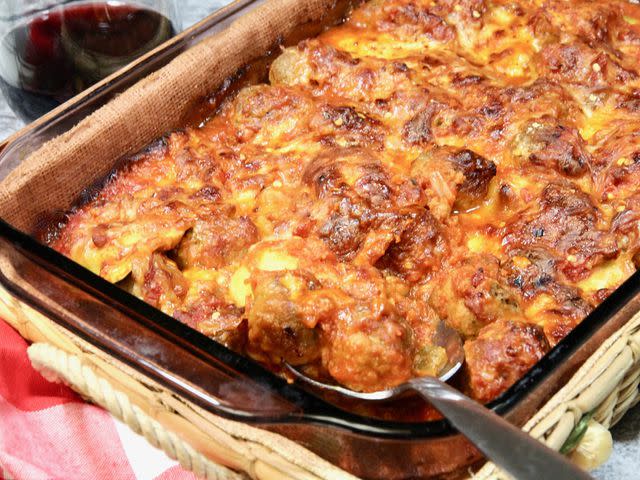 lutzflcat One-Dish Meatball and Ravioli Casserole