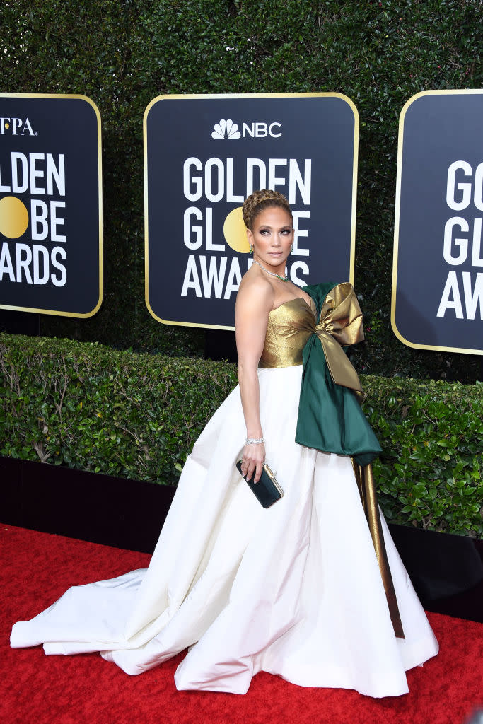 Jennifer Lopez attends the 77th Annual Golden Globe Awards at The Beverly Hilton Hotel on Jan. 5, 2020 in Beverly Hills, California. | Daniele Venturelli—WireImage