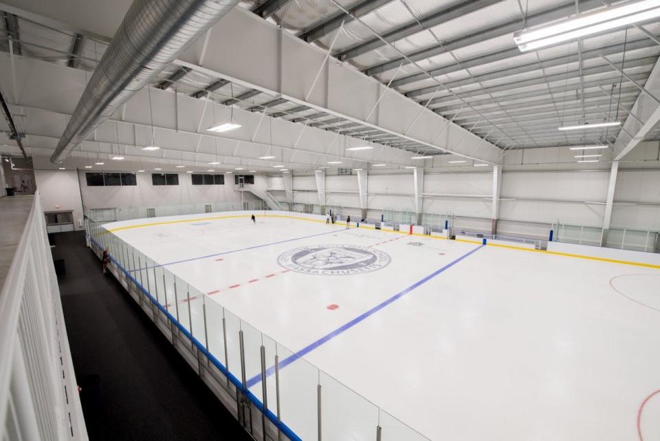 A hockey rink is part of the Boston Sports Institute in Wellesley, Massachusetts, an Edge Sports Group property. The company is interested in working with Portsmouth on a multi-sports complex. The city plans to work with surrounding towns to explore locations.