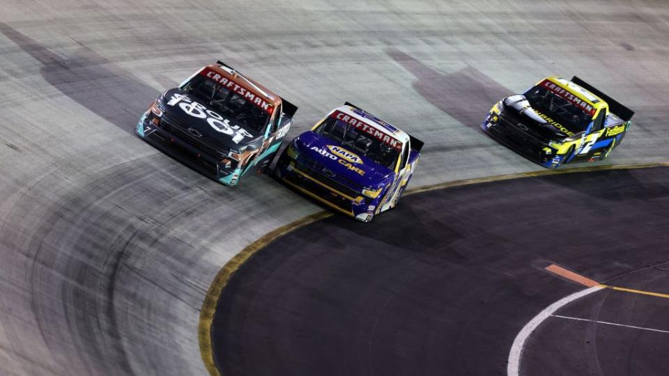 nascar craftsman truck series weather guard truck race