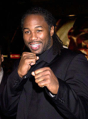 Lennox Lewis at the Hollywood premiere of Ali