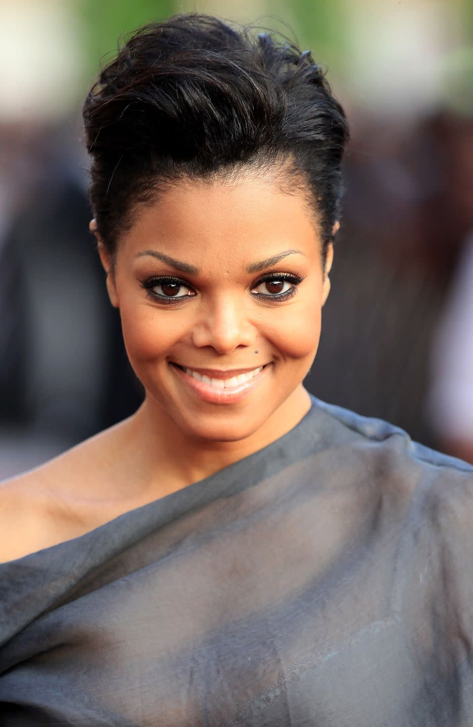 <p>Feeling bold? Try out a short cut that looks great with a touch of volume on top and a pretty side part, as seen on singer<strong> Janet Jackson</strong>. </p>