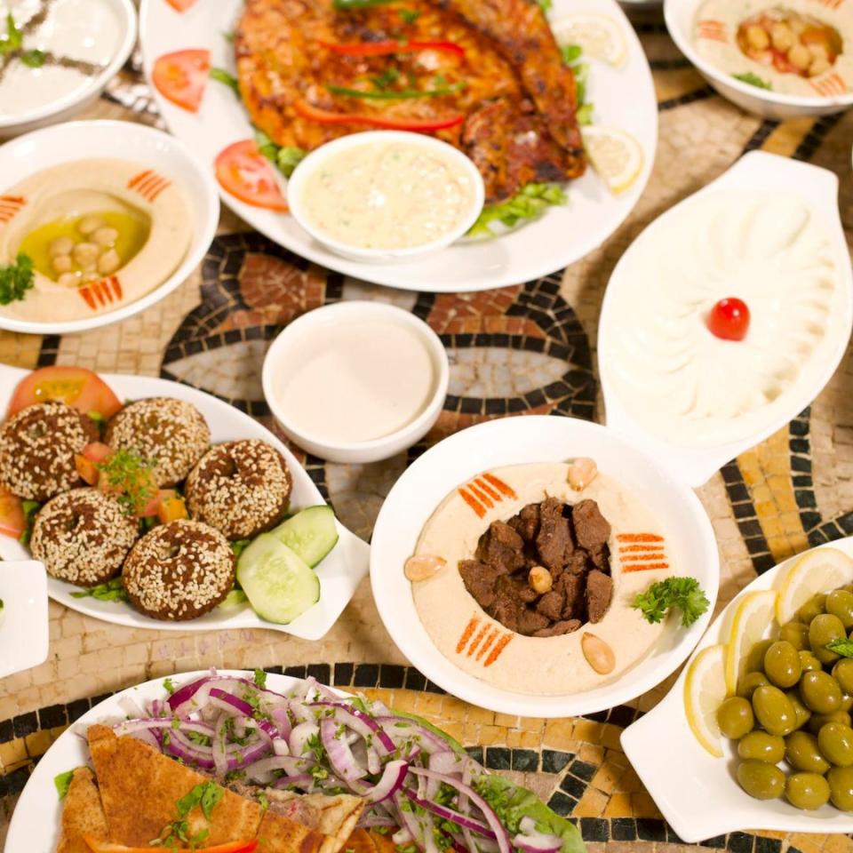 Dar Al-Arab Gourmet Restaurant - Food spread