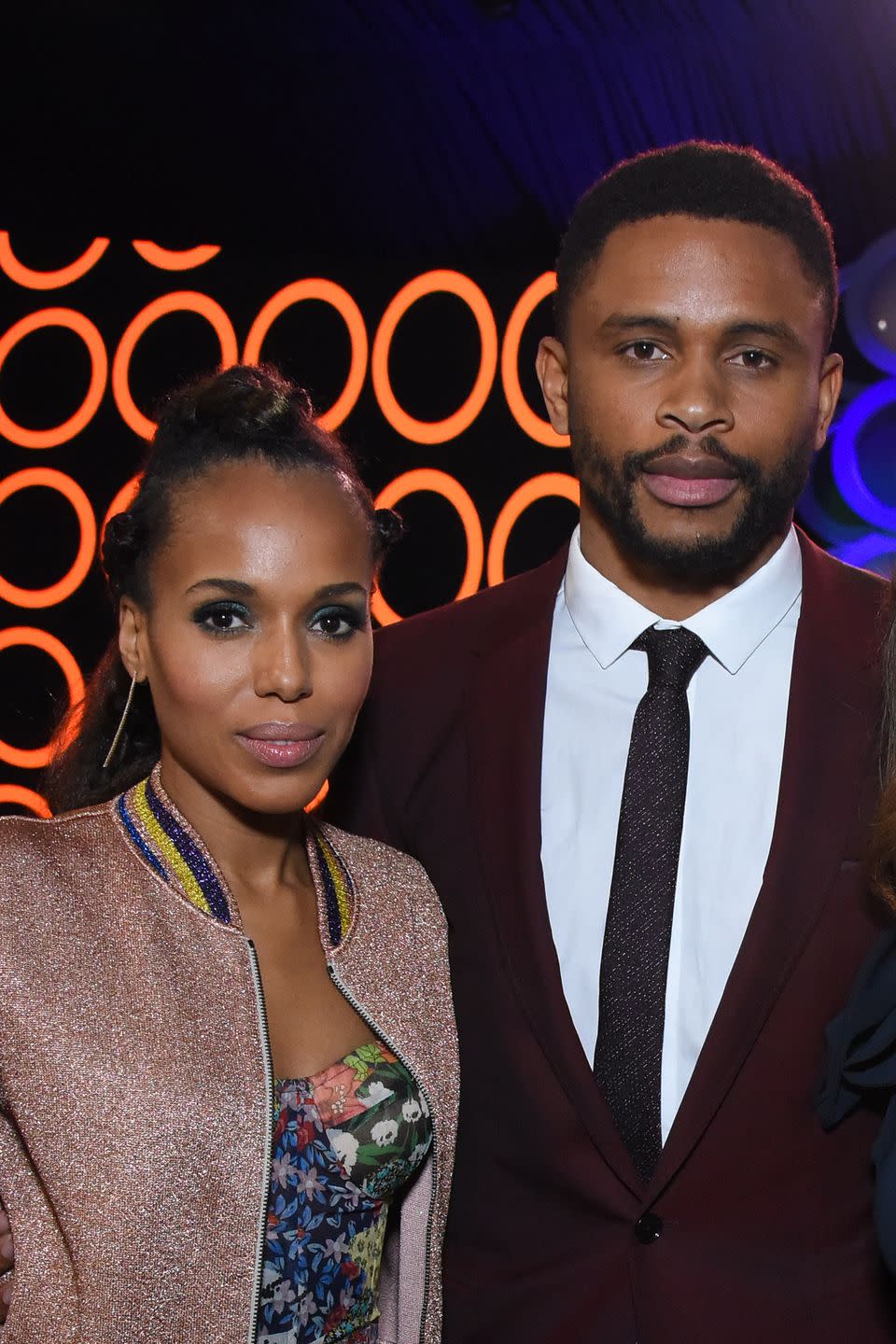 Kerry Washington and Nnamdi Asomugha