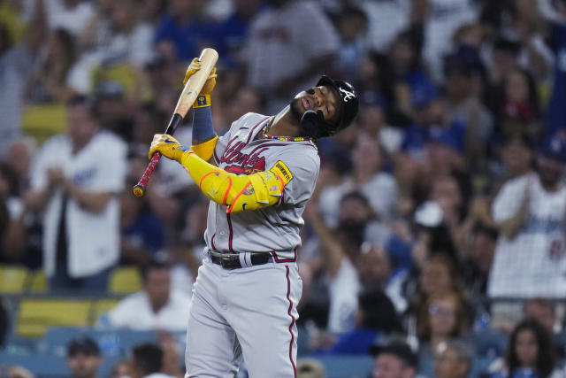 Acuña homers in 3rd straight game against Dodgers as Braves win 4-2 in 10  for 6th in a row - ABC News