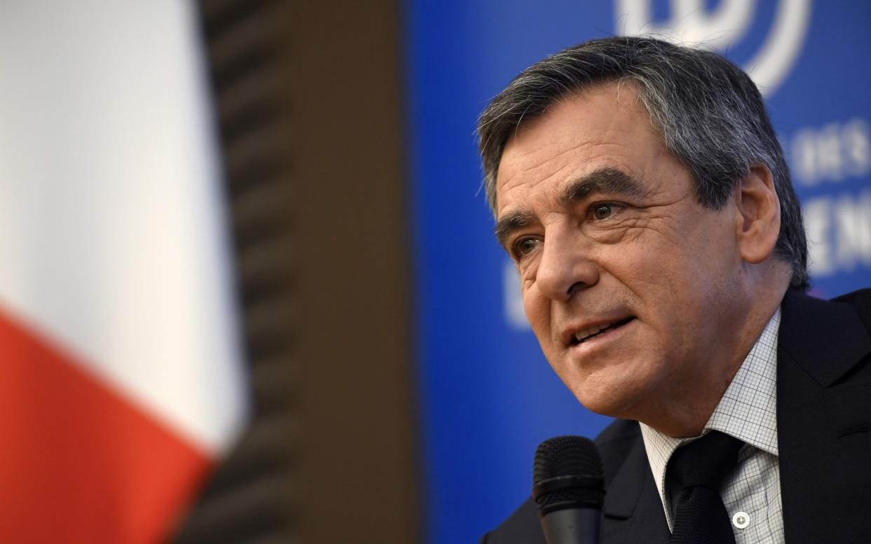 French presidential election candidate for the right-wing Les Republicains (LR) party Francois Fillon - AFP or licensors