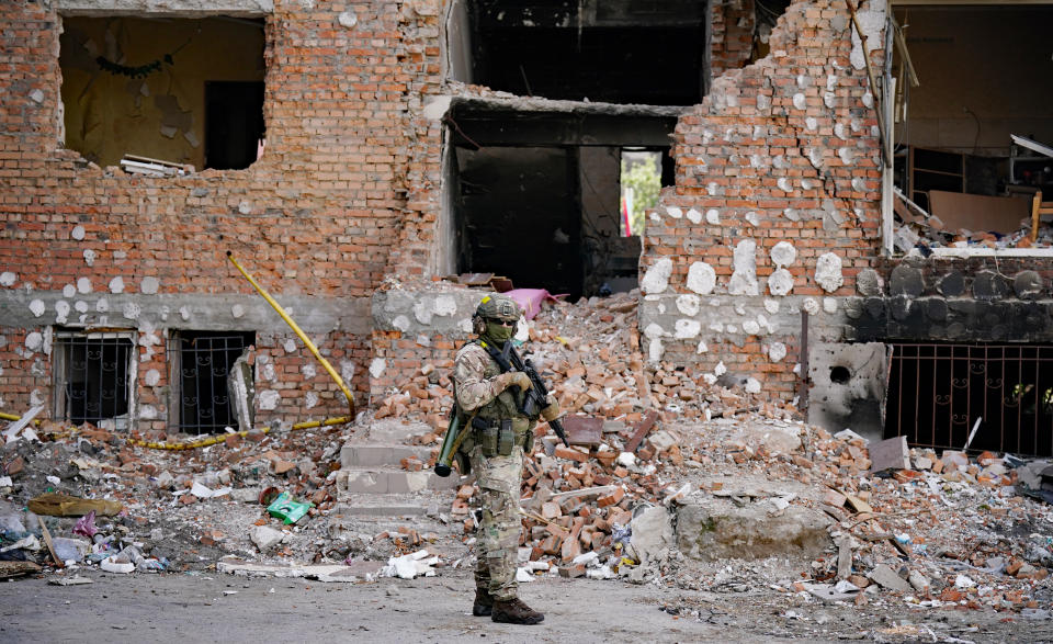 The war in Ukraine has quietened down in recent days as Russia redeploys its troops. (AP)