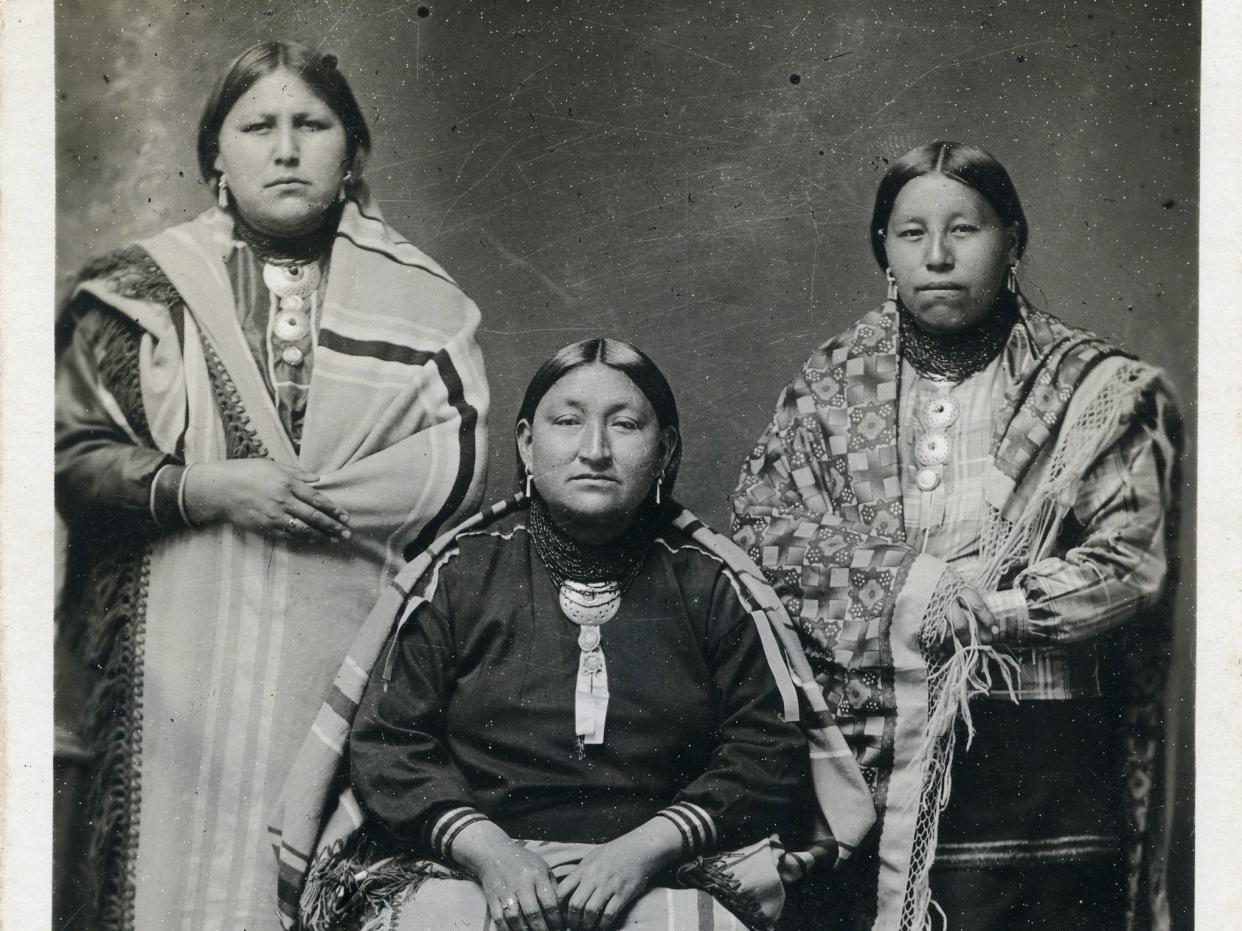 Portrait Of Three Osage Women