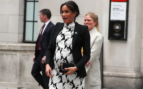 Meghan Markle has reportedly chosen her own delivery team in a break from royal tradition - Credit: Frank Augstein/AP