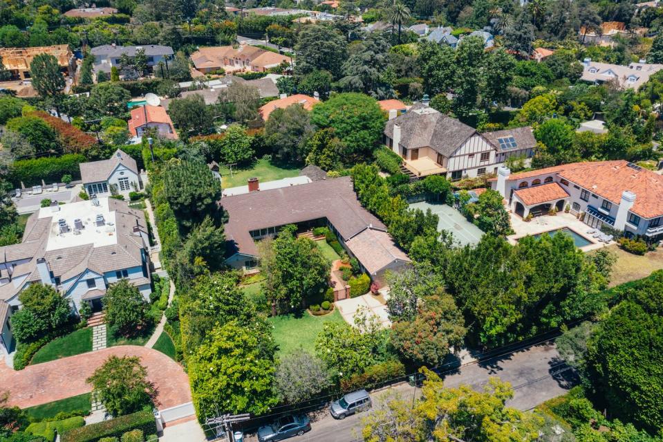 7) A Bird's-Eye View of the House (Center)