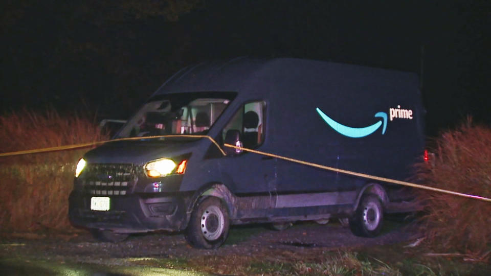 A delivery driver for Amazon was found dead after an apparent animal attack in Excelsior Springs, Mos., on Oct. 24, 2022. (KSHB)