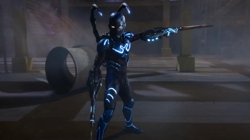 Blue Beetle in costume