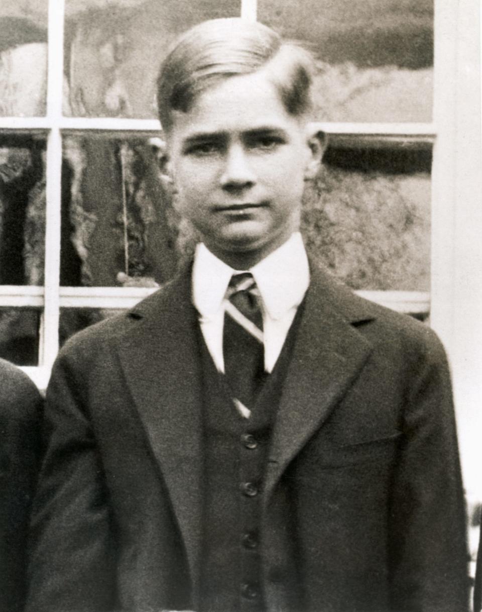 Howard Hughes when he was a young man in an undated photograph.