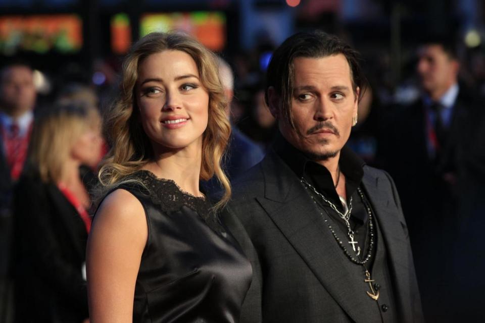 Split: Amber Heard and Johnny Depp (PA)