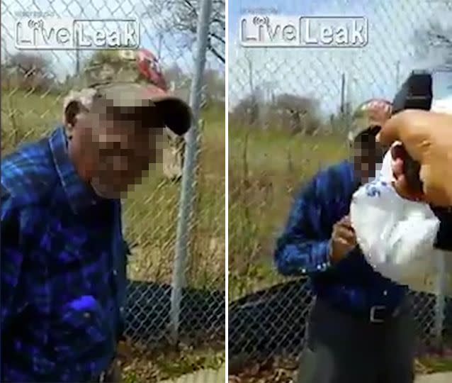 Police are hunting Steve Stephens after he posted a video on Facebook Live showing the cold-blooding kiling of an elderly stranger. Source: Facebook/LiveLeak