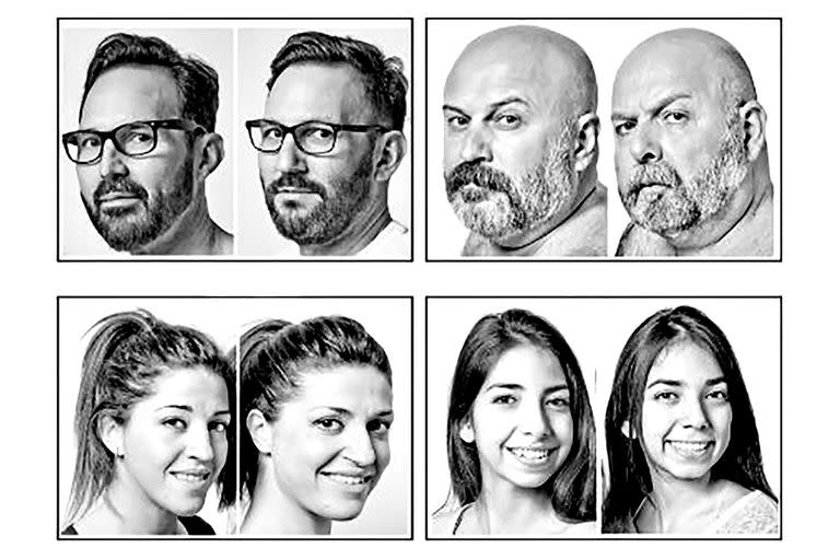 Los retratos de "dobles" sin vínculo familiar de François Brunelle