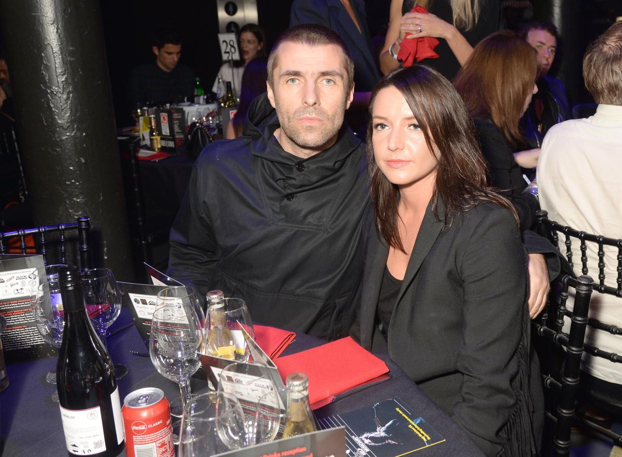 Liam Gallagher (L) and Debbie Gwyther attend The Q Awards 2017, in association with Absolute Radio, at The Roundhouse on October 18, 2017 in London, England. (Photo by Dave J Hogan/Dave J Hogan/Getty Images)