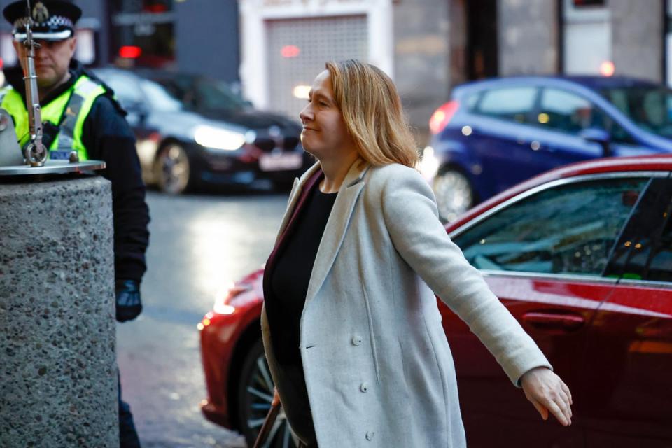 Liz Lloyd, Nicola Sturgeon’s former top adviser, arriving at the Covid inquiry (Getty)