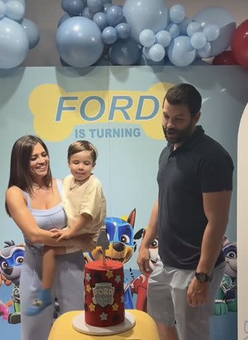 <p>Instagram Pamela Silva</p> Pamela Silva, Jordan Siberry y su hijo Ford