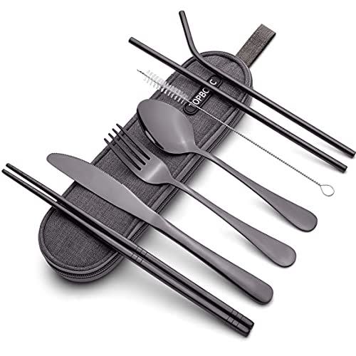 48) Portable Stainless Steel Flatware