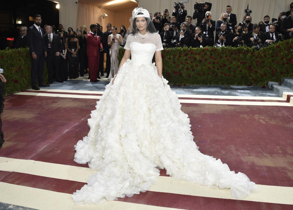 Kylie Jenner attends The Metropolitan Museum of Art’s Costume Institute benefit gala celebrating the opening of the “In America: An Anthology of Fashion” exhibition on Monday, May 2, 2022, in New York. (Photo by Evan Agostini/Invision/AP) - Credit: Evan Agostini/Invision/AP