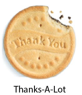 Girl Scout Cookie comparisons: Thanks-A-Lot cookies are available only from ABC Bakers. Girl Scouts of the USA