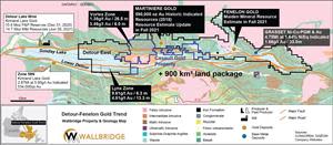 Overview Map of Wallbridge's Detour-Fenelon land package