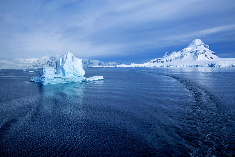 Paradise Harbor in Antarctica, is a wide embayment behind Lemaire and Bryde Islands. Whalers operating in that area gave this harbor its name as it is one of the only two harbors used for cruise ships to stop on the continent. "n