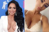 Just how happy was the former <em>Jersey Shore </em>star with <a href="https://people.com/style/jersey-shores-angelina-pivarnick-reveals-she-got-a-boob-job/" rel="nofollow noopener" target="_blank" data-ylk="slk:her decision to get a breast augmentation;elm:context_link;itc:0;sec:content-canvas" class="link ">her decision to get a breast augmentation</a>? So happy, it warranted an Instagram post and several Instagram Stories segments about her new look. "My boobies are my fave part of my body now," she wrote. "I never had one surgery in my life until this and let me tell you I would do it again because [Dr. John Paul Tutela] is that amazing."