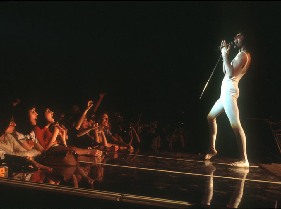 Freddie Mercury onstage