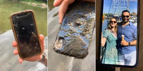 Hombre pierde su iPhone en un río; lo encuentran funcional y se lo devuelven 10 meses después